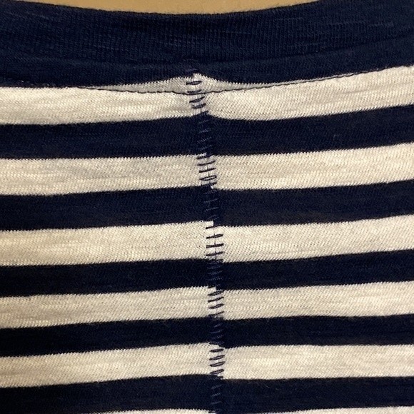 Madewell T Shirt Striped Lynda Long-Sleeve Whisper Cotton blue white Size XS - Picture 8 of 13